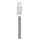 Кабель HOCO 1.2m Lightining Gray